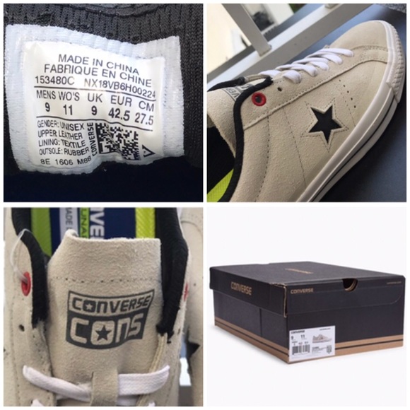 Converse One Star PRO Suede OX Buff M AUTHENTIC. - Picture 8 of 8